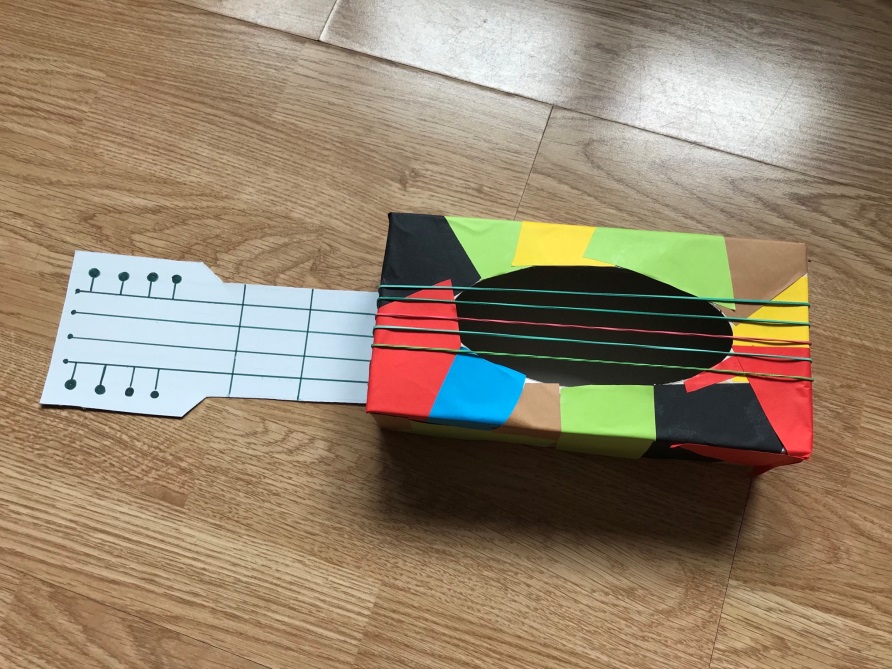 Gitara Z Pudełka Po Chusteczkach 10 czerwca 2020 r. – Miejskie Przedszkole nr 3 w Lędzinach