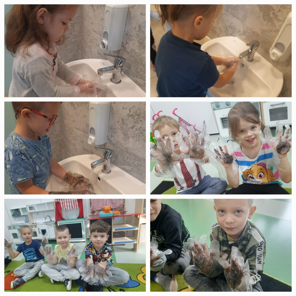 dzieci podczas światowego dnia mycia rąk